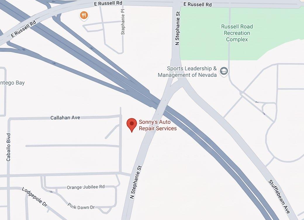 Map to Sonny's Auto Repair